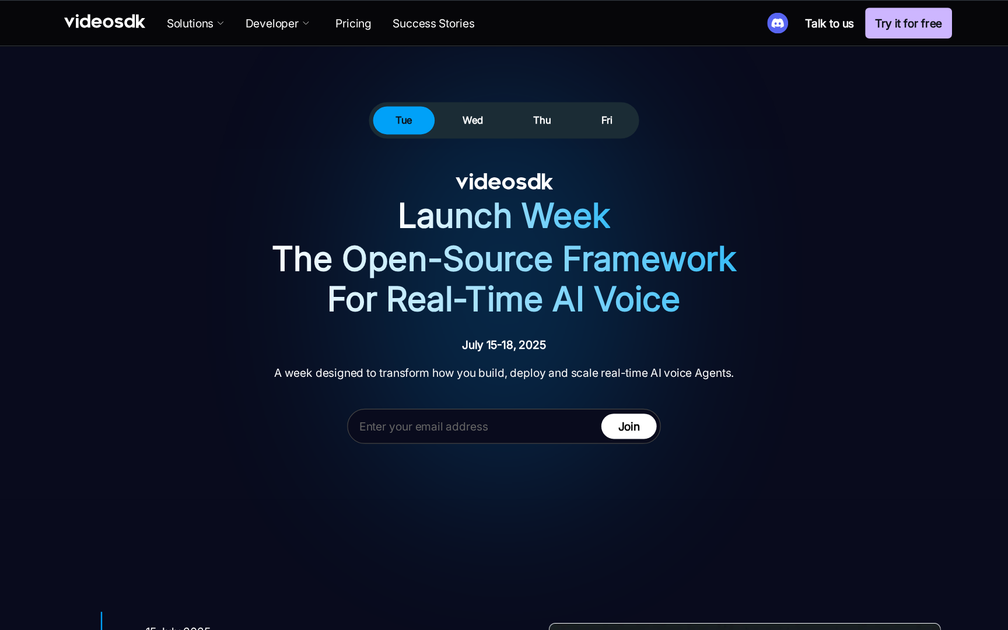 AI Voice Agent SDK - Find the best tools for your job | findthe.tools