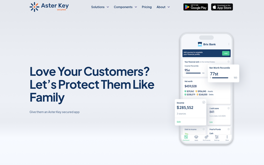 Screenshot of Aster Key