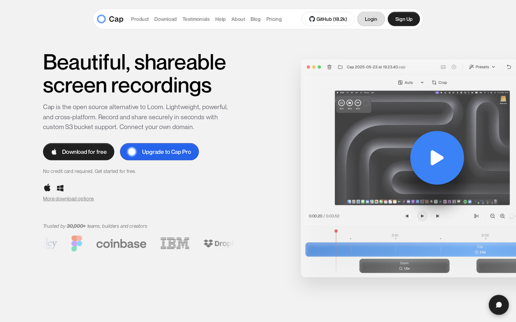Cap - Find the best tools for your job | findthe.tools
