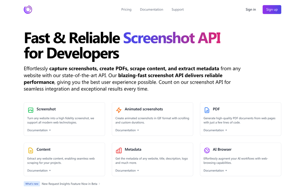 Screenshot of Capture