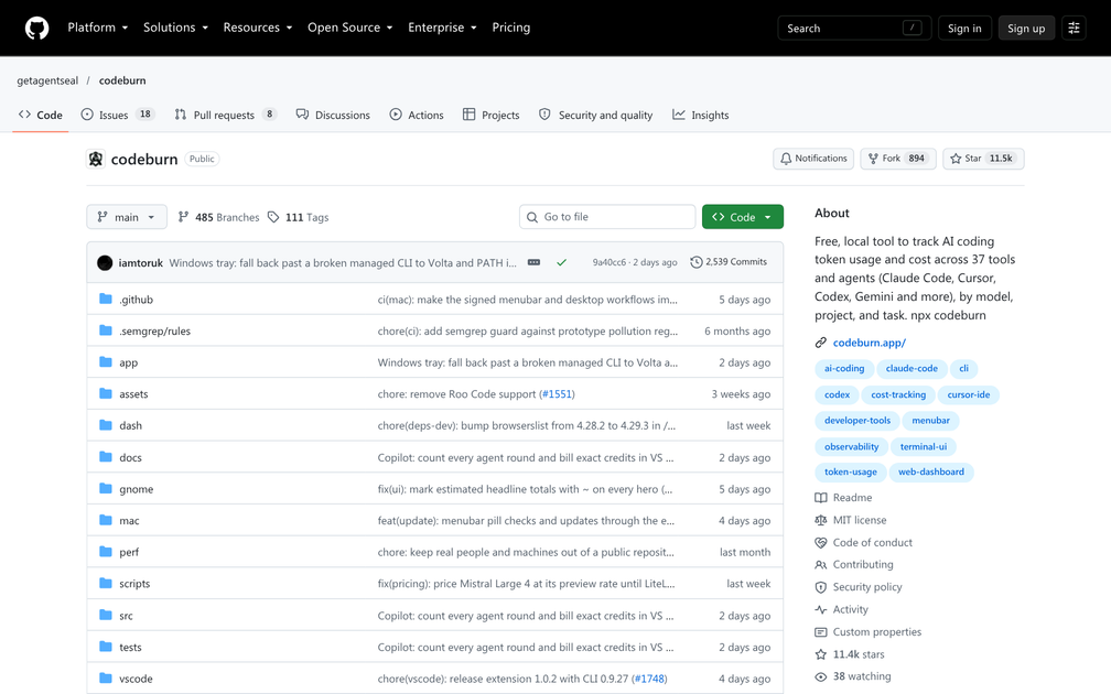 codeburn - Find the best tools for your job | findthe.tools