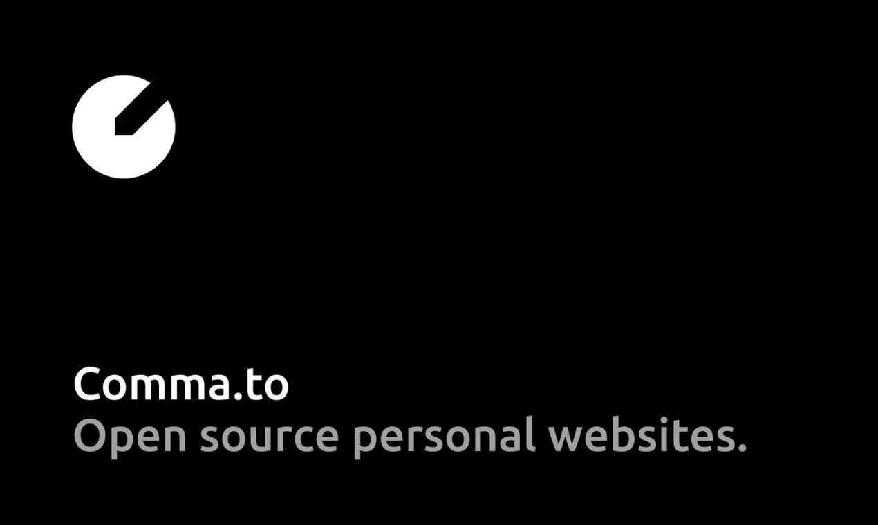 Screenshot of Comma