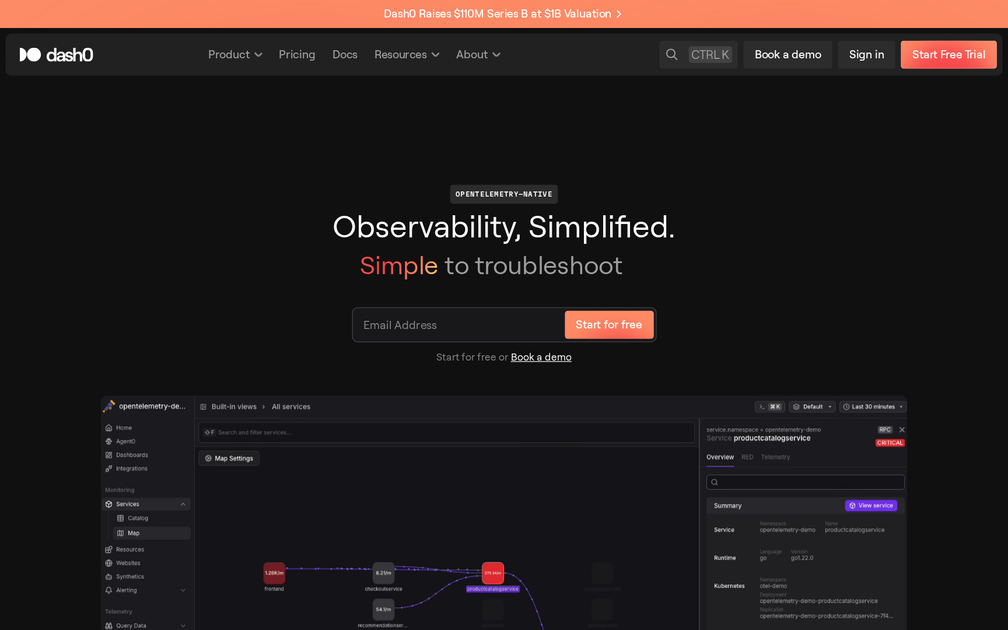 Dash0 - Find the best tools for your job | findthe.tools