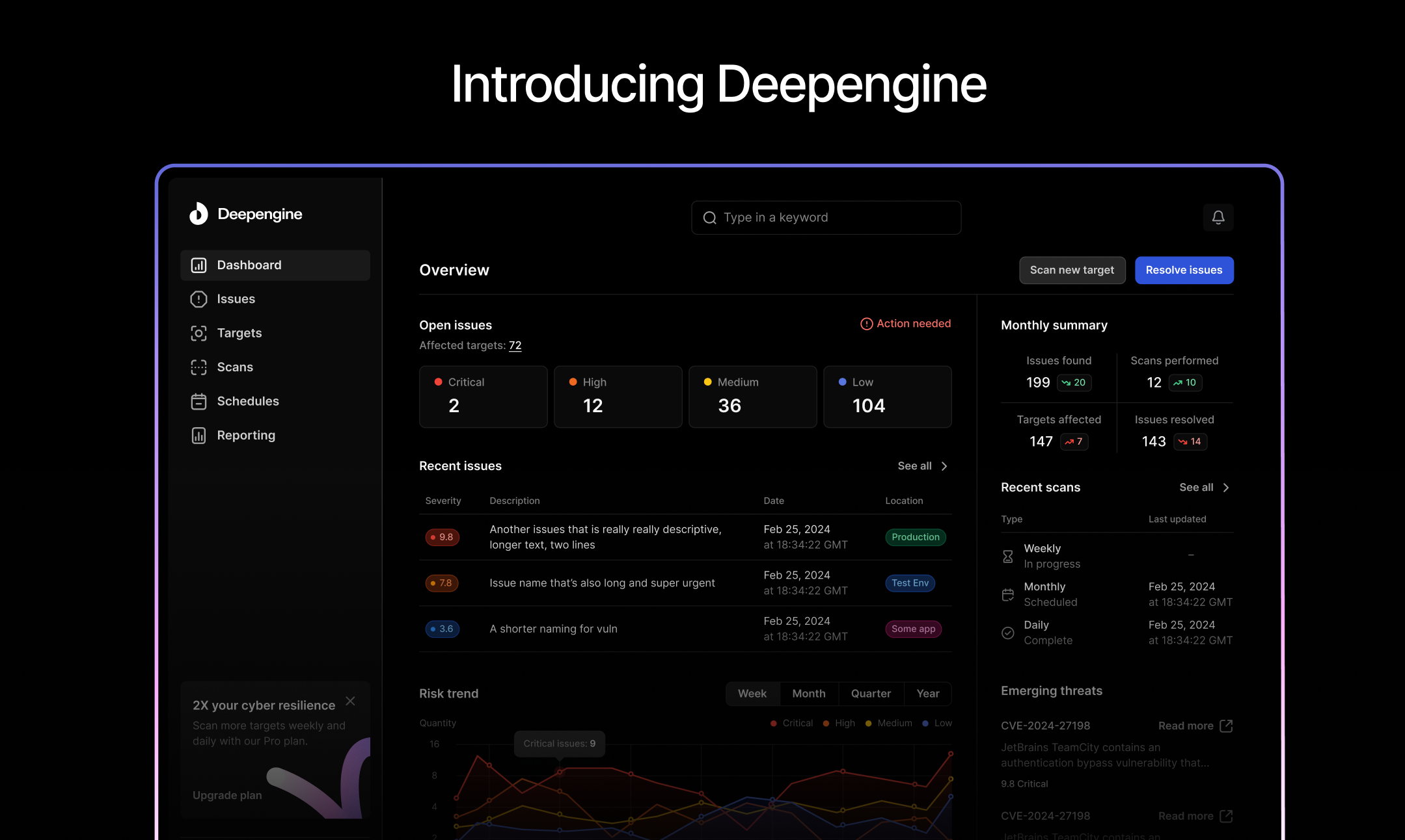 Screenshot of Deepengine