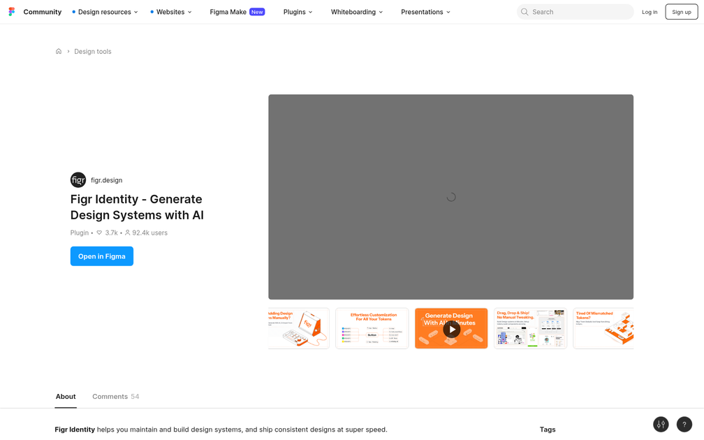 Screenshot of Figr Identity