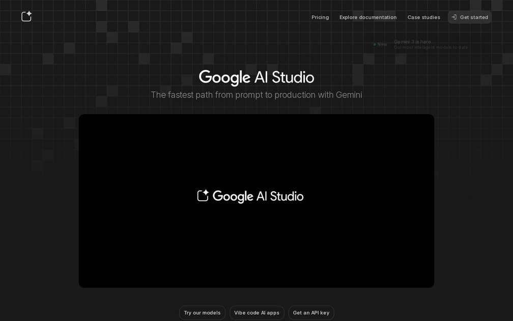 Google AI Studio - Find the best tools for your job | findthe.tools