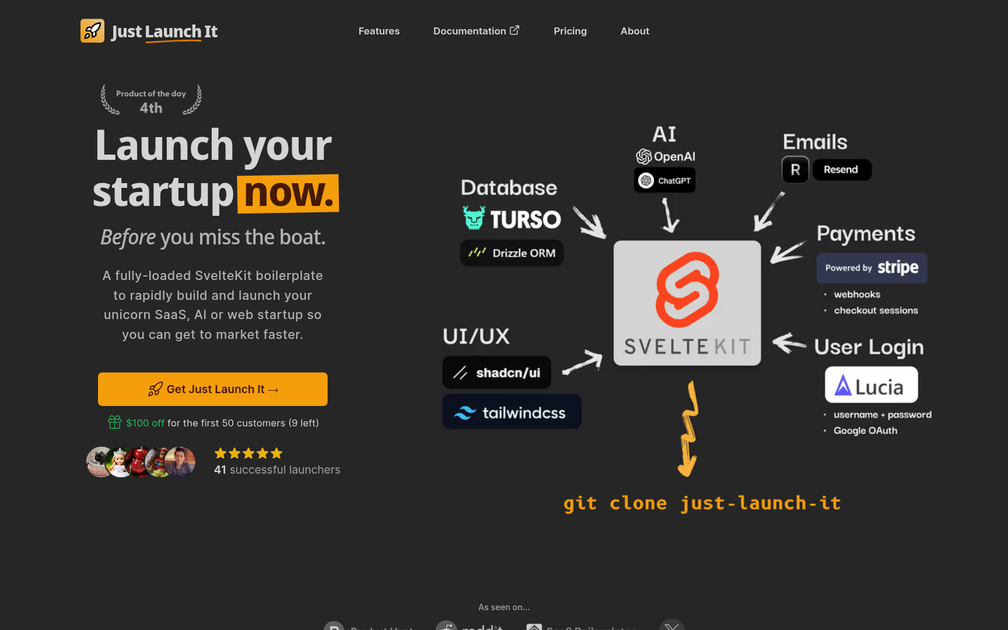 Screenshot of Just Launch It
