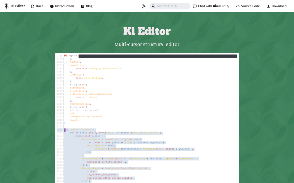 Ki Editor - Find the best tools for your job | findthe.tools
