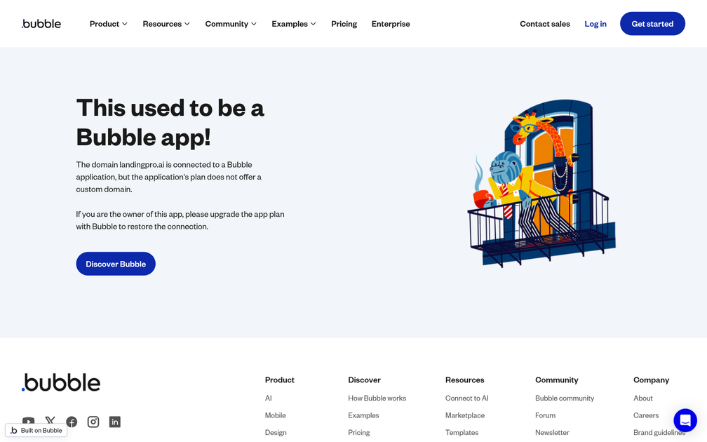 Screenshot of LandingPro AI (Buildspace S5)