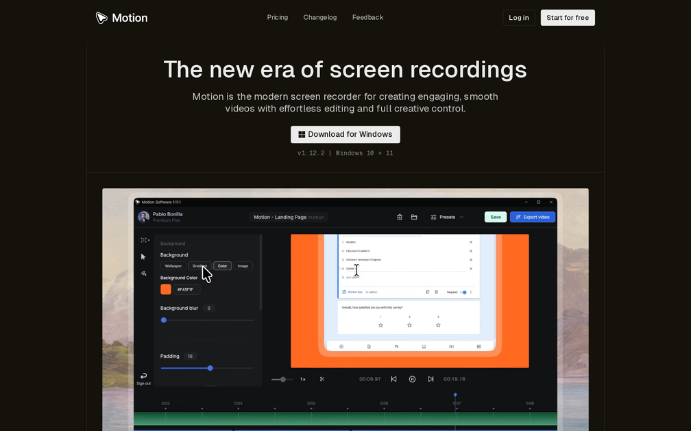 Motion Software - Find the best tools for your job | findthe.tools