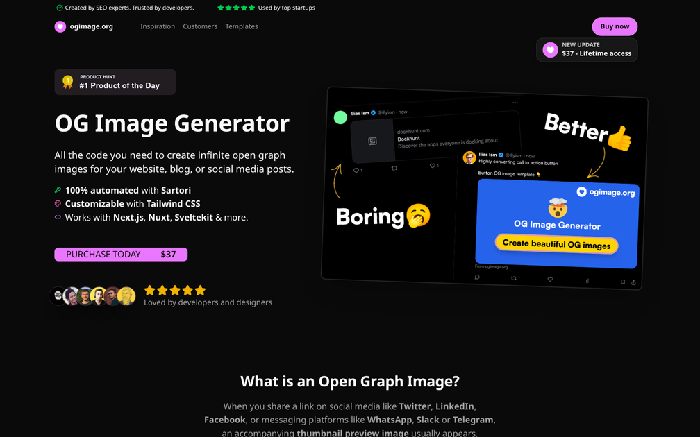 OG Image Generator - Find the best tools for your job | findthe.tools