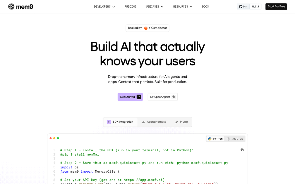 OpenMemory MCP - Find the best tools for your job | findthe.tools
