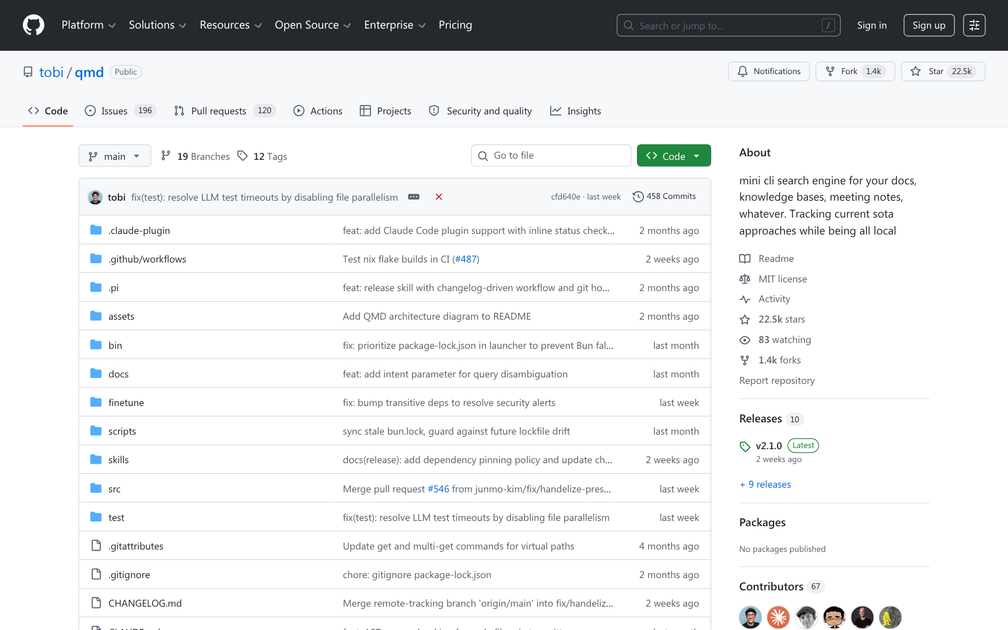 qmd - Find the best tools for your job | findthe.tools