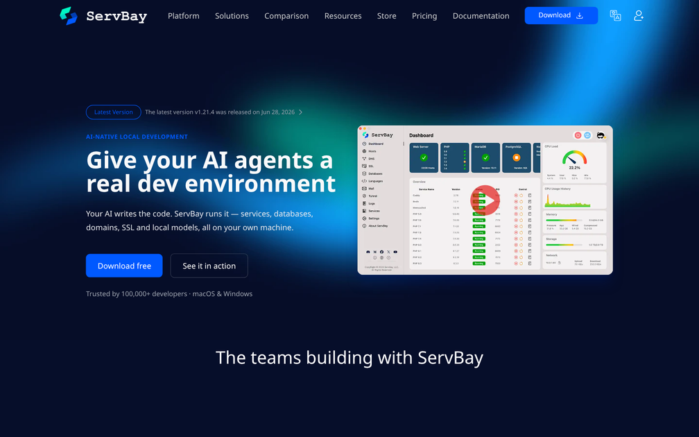 ServBay - Find the best tools for your job | findthe.tools