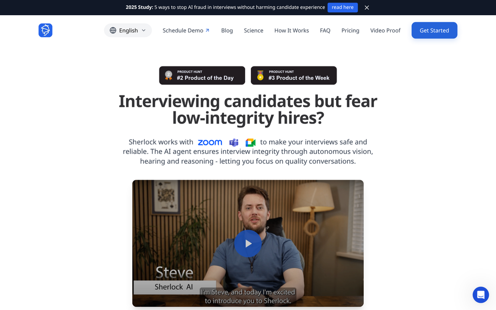 Screenshot of Sherlock