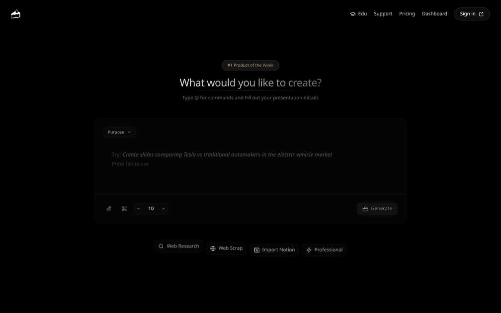 Screenshot of Snapdeck beta