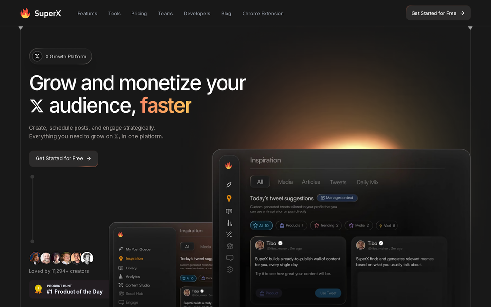 SuperX - Find the best tools for your job | findthe.tools