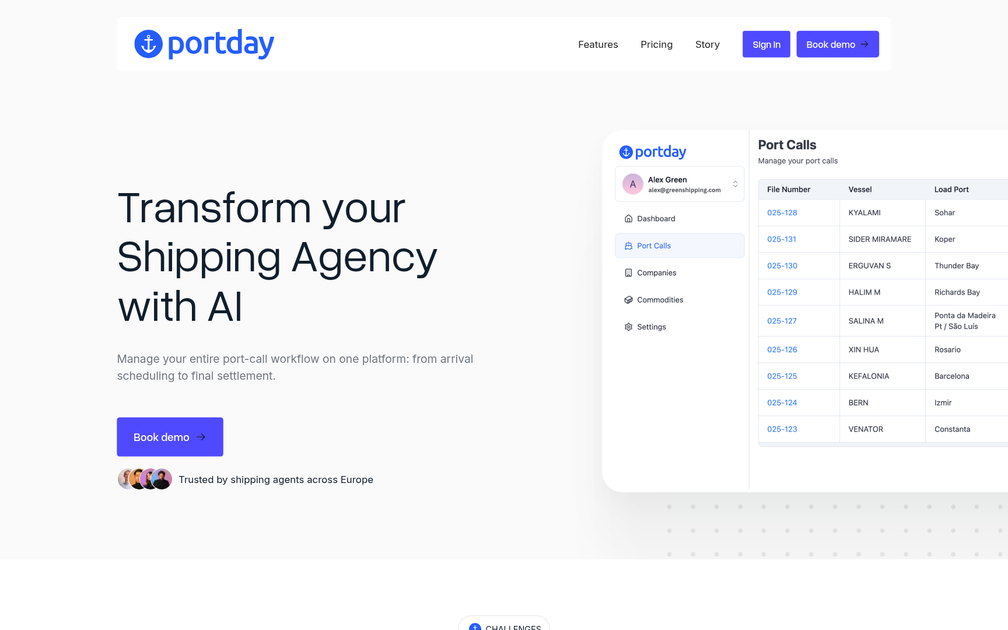 Screenshot of Tables by Playmaker