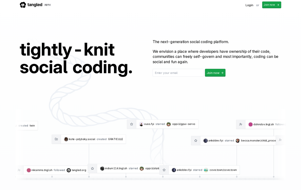 Tangled - Find the best tools for your job | findthe.tools