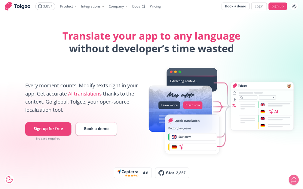 Tolgee - Find the best tools for your job | findthe.tools