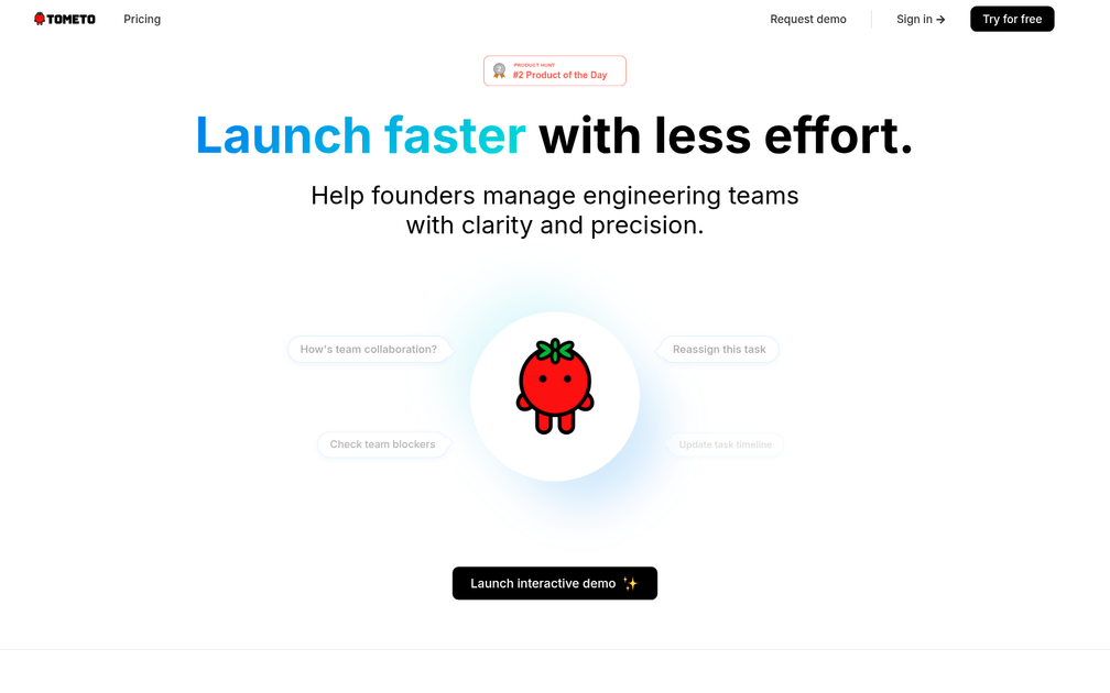 Screenshot of Tometo