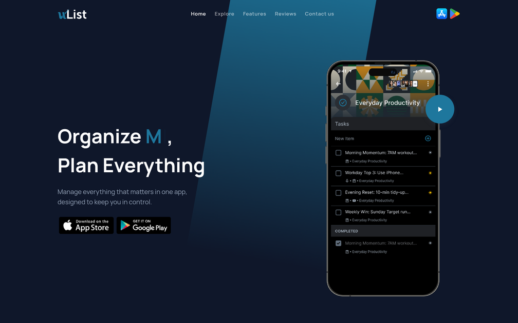Screenshot of uList: Smart Lists