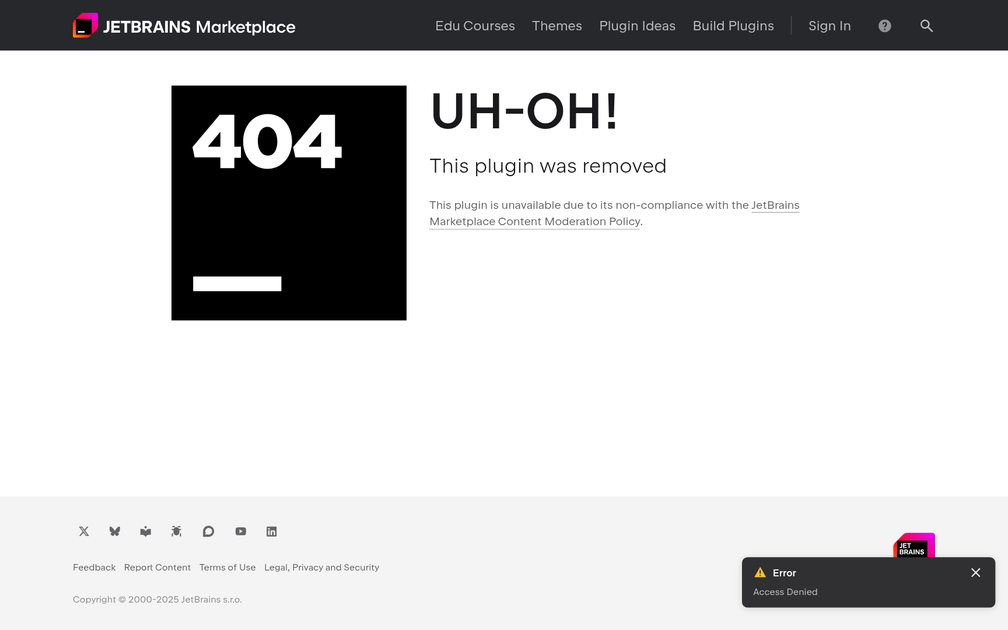 Screenshot of Unlogged