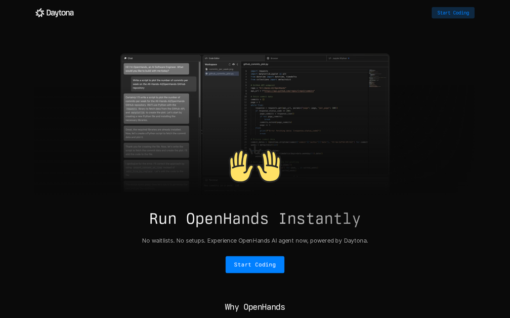 Zero Setup AI Coding with OpenHands - Find the best tools for your job ...